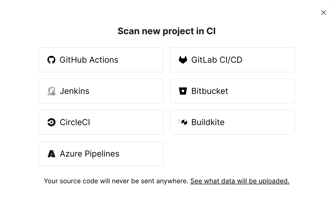 CI providers explicitly supported in Semgrep AppSec Platform.