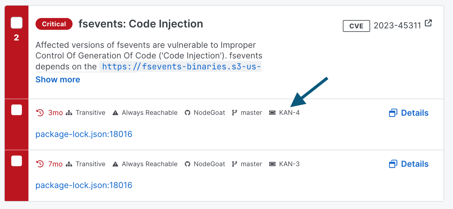 Jira ticket created - Supply Chain